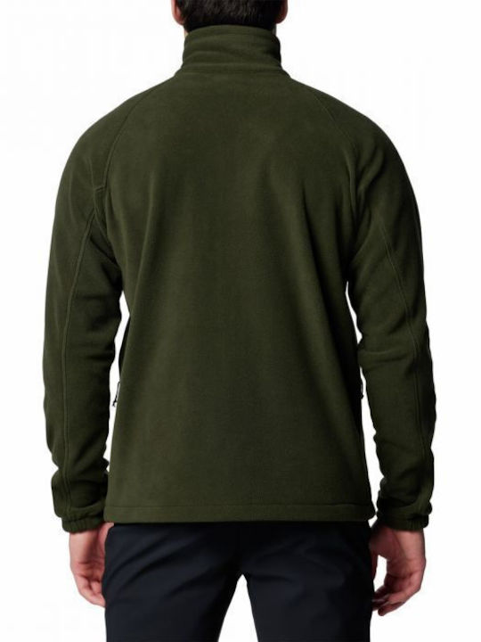 Columbia Fast Trek Ii Men's Fleece Cardigan with Zipper Greenscape