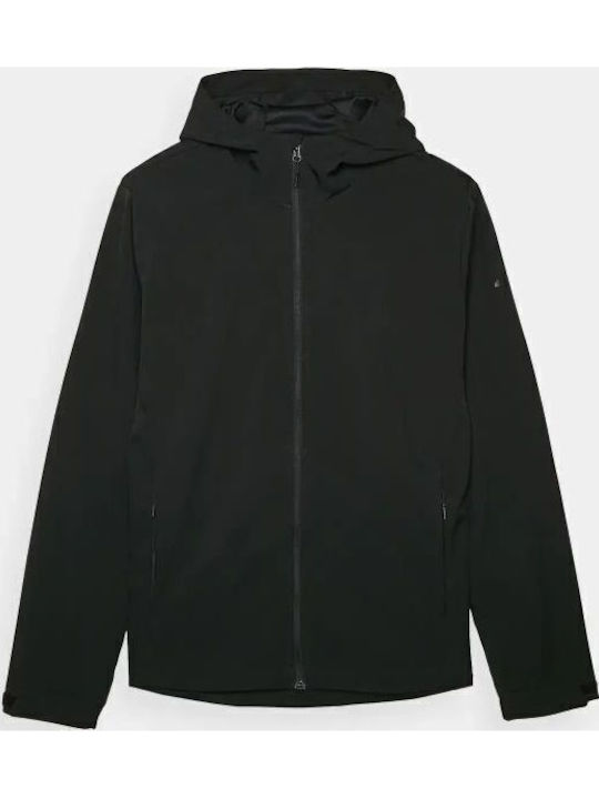 Softshell Winter Jacke Softshell Wasserdicht und Winddicht Schwarz