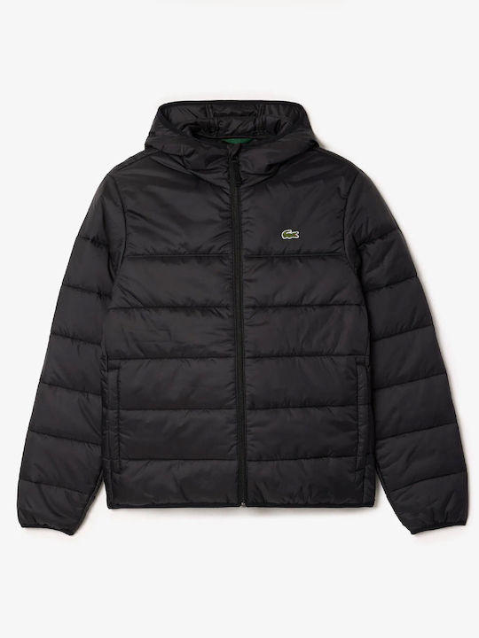 Lacoste Jacket Puffer Waterproof Black