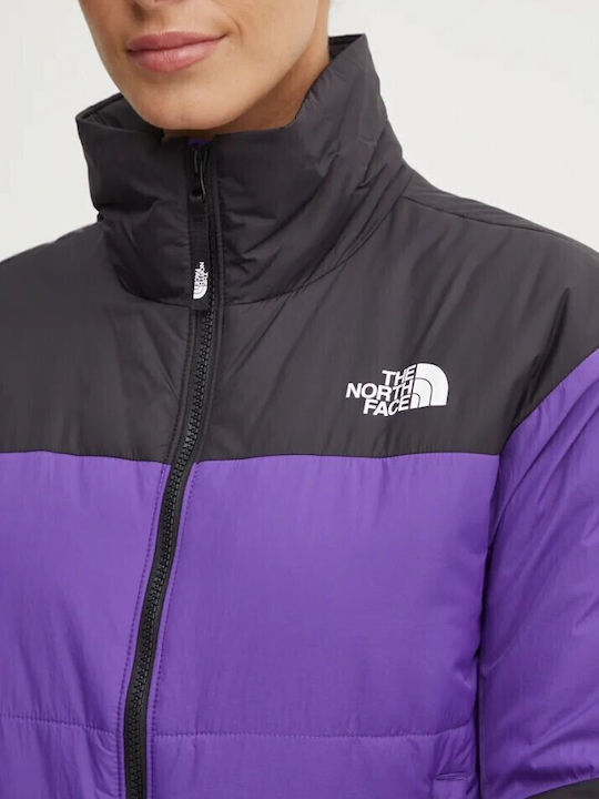 Gosei Puffer Zuschneiden Damen Puffer Jacke für Winter Lila