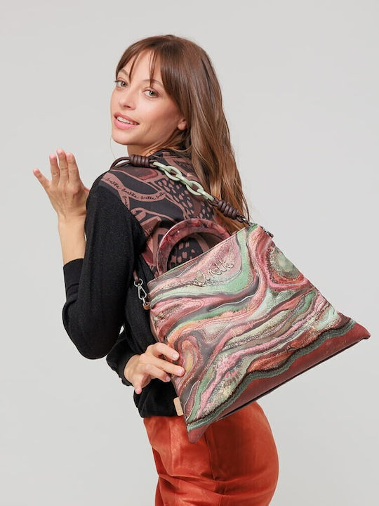 Damentasche Schultertasche Mehrfarbig
