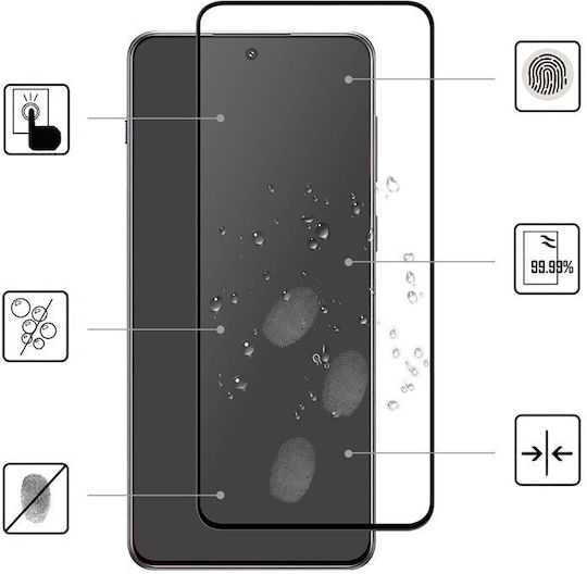 Tempered Glass 3D OnePlus Nord 4 Black Frame