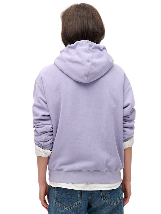 Superdry W D1 Sdcd Sport Luxe Women's Hooded Sweatshirt Nbc Purple