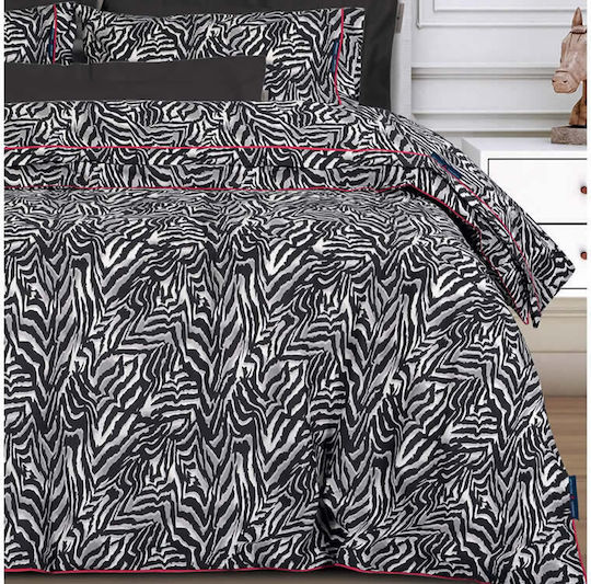 Greenwich Polo Club Σετ Υπέρδιπλη 220x240cm Black-Beige Greenwich Polo Club Σετ Υπέρδιπλη 220x240cm Black-Beige