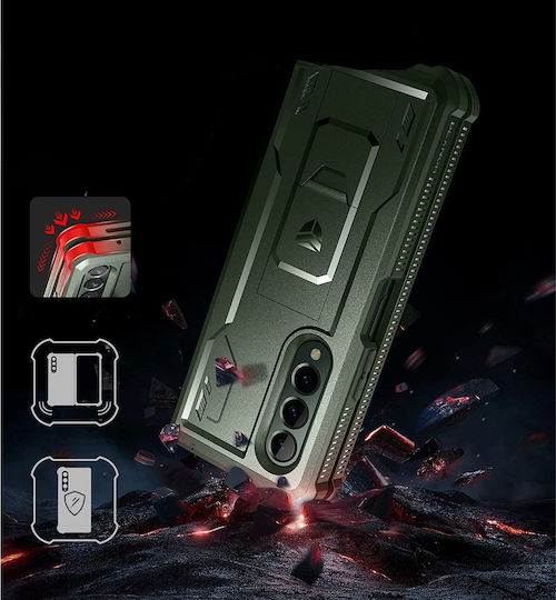 Rugged Case Samsung Galaxy Z Fold 3 5G Dexnor Full Body Green