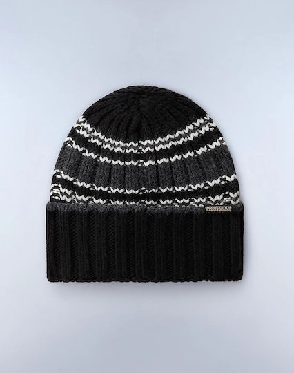 Beanie Ανδρικός Σκούφος Πλεκτός σε Μαύρο χρώμα