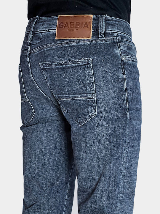 Ανδρικό Παντελόνι Τζιν με Slim Εφαρμογή Blue