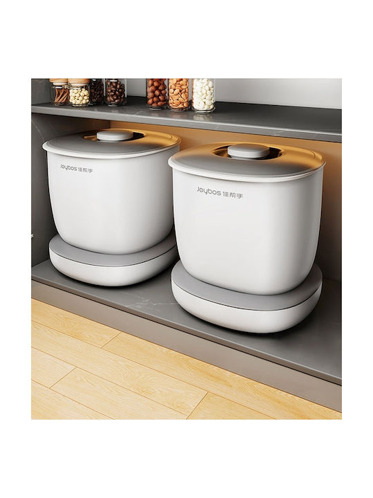 Plastic Lunch Box Rotating Dry Food Storage 7200ml