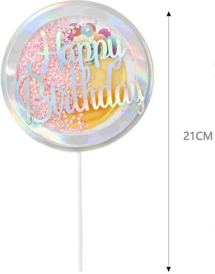 Tpster Happy Birthday Διακοσμητικό για Τούρτα