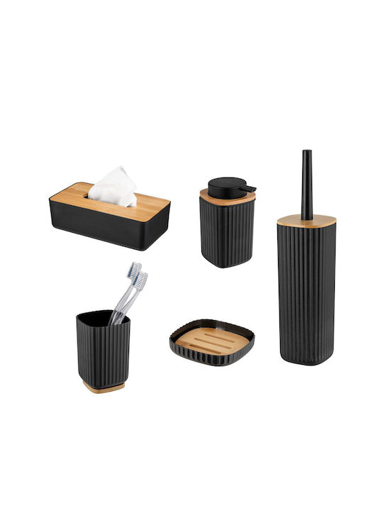 Wenko Dispenser Plastic Black 250ml