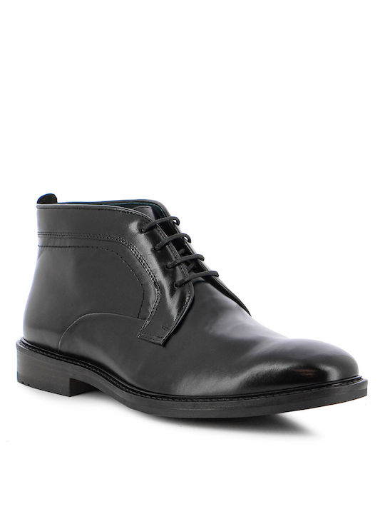 Leder Herrenstiefel Schwarz