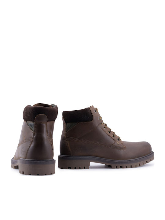 Leather Brown Men's Boots