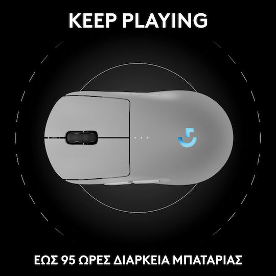 Logitech G Pro 2 Lightspeed Wireless RGB Gaming Mouse 44000 DPI White