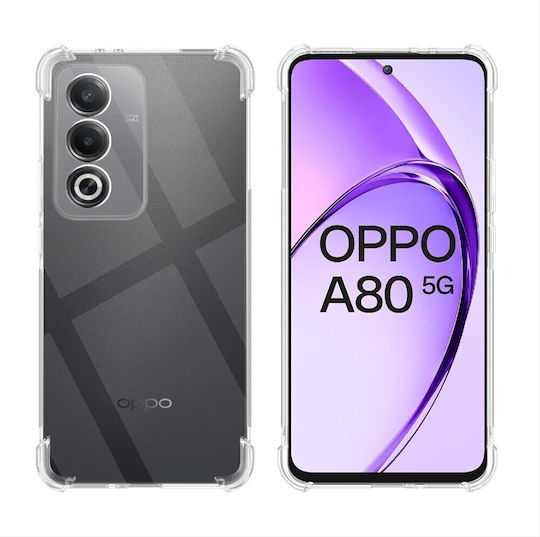 Oppo A80 Stoßfeste Transparente Hülle
