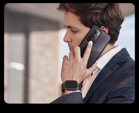 Duxducis Motorola Edge 50 Fusion 5g Aimo Калъф Прозрачен Черен
