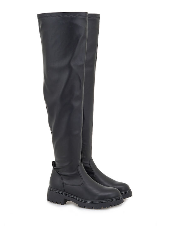 Seven Women's Boots with Medium Heel Black