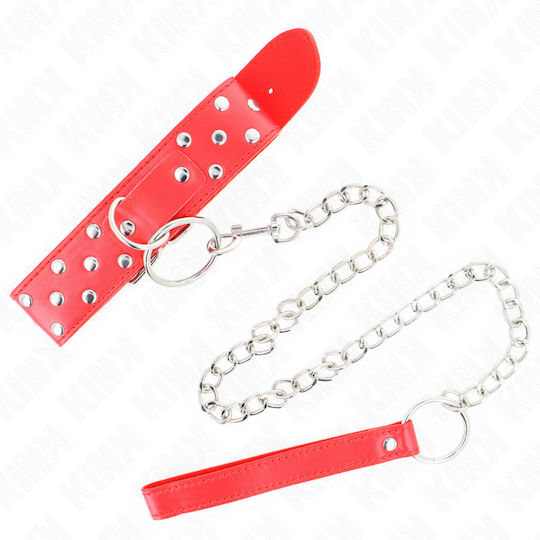 Kink Collar in Red Color