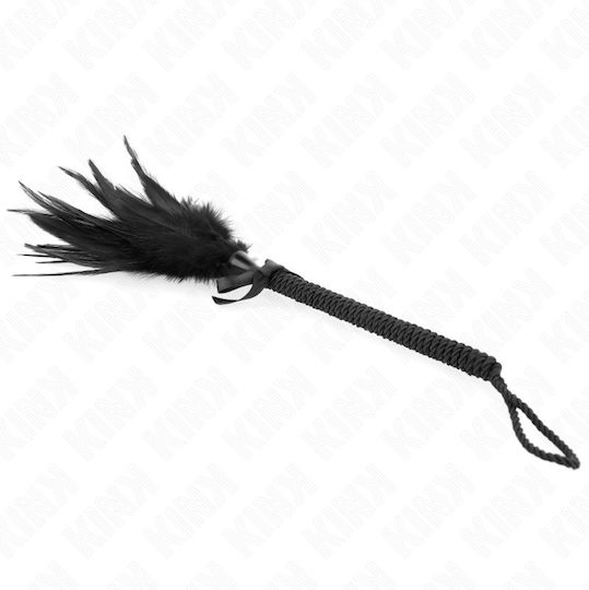 Kink Kitzelfeder in Schwarz Farbe