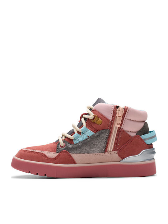 Oslo Hiker Kinder Sneakers Hoch Anatomisch Rosa