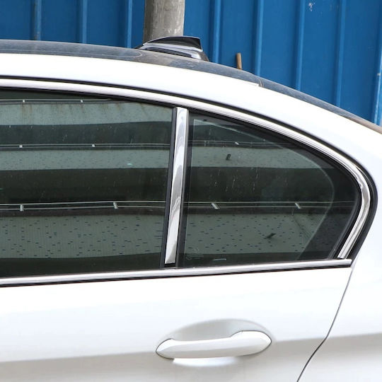 Benzi Autocolante Auto 3 x 3cm în Culoarea Argintiu 1buc