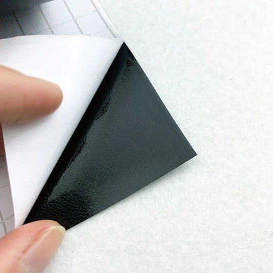 Full Car Wrap Film Thermoplastic "bubble Free" Technology Black Color Glossy Finish Size 3.0m X 1.52m