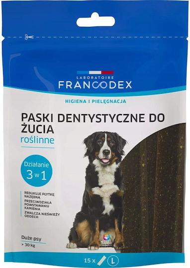 Francodex Dental Dog Treats for Large Breeds 502.5gr 15pcs