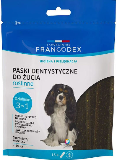Francodex Dental Dog Treats against Bad Breath for Small Breeds 228gr 15pcs