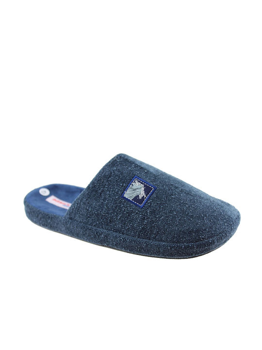 Adam's Shoes Men's Slipper Blue