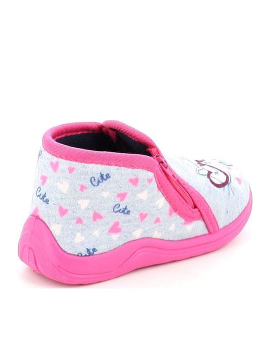 Kinderhausschuhe Stiefel Rosa