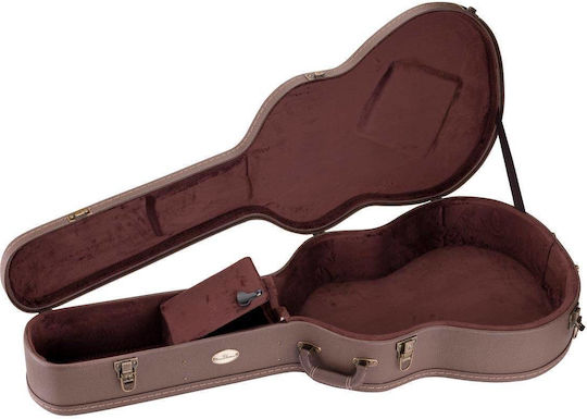 Soundsation Waterproof Suitcase Acoustic Guitar Padded Brown
