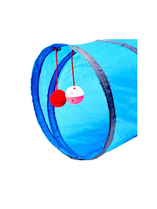Katzenspielzeug Tunnel Blau
