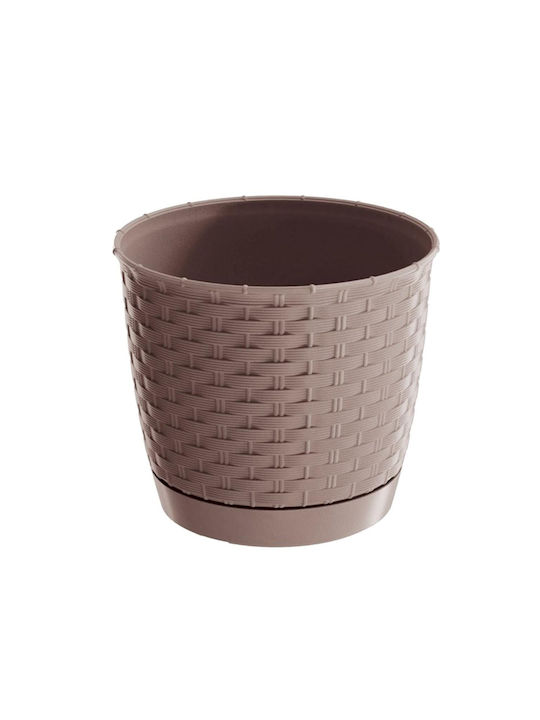 Prosperplast Κασπώ Rattan Καφέ 25x25εκ.
