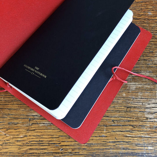 Stamford Σημειωματάριο Ριγέ Bright Range Red RULED
