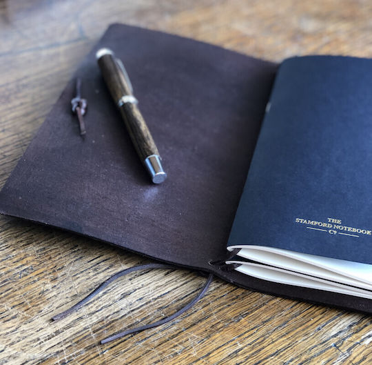 Stamford Notebook with Blank Pages Classic Range Royal Blue PLAIN