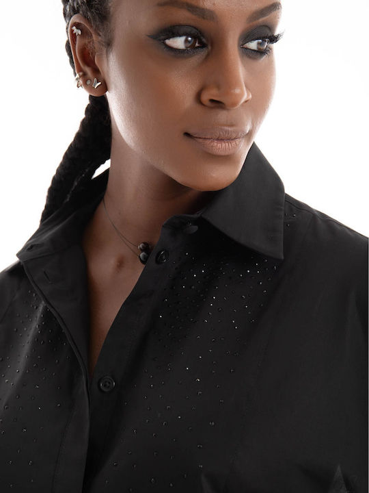 Women's Long Sleeve Shirt Black