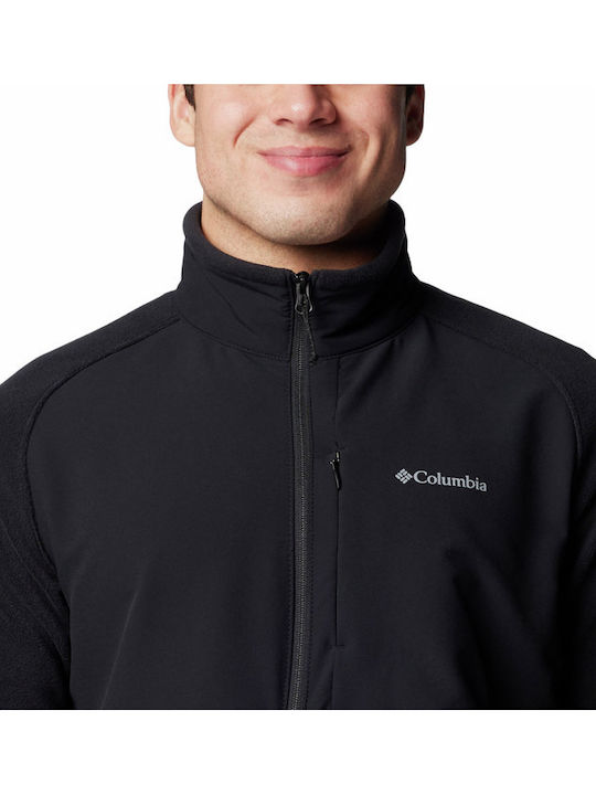 Ανδρική Ζακέτα Fleece Μαύρη