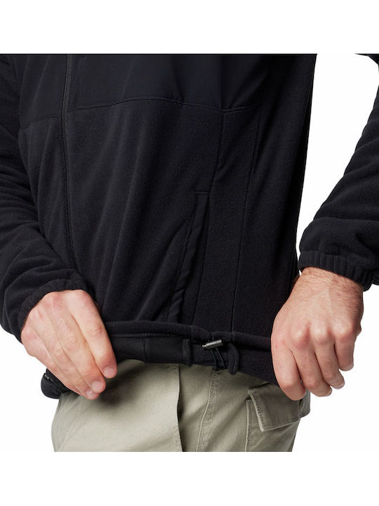 Ανδρική Ζακέτα Fleece Μαύρη