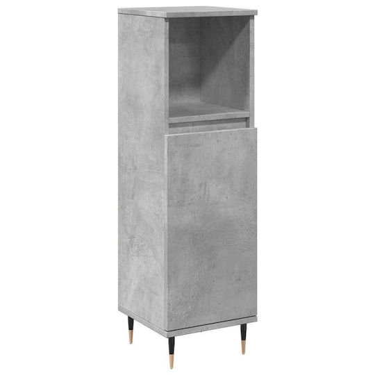vidaXL Set of Furniture Countertop with Sink L30xW60xH33cm Gray