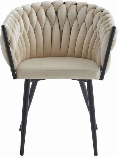 Stuhl Küche 61x55x79cm Beige And Black Stuhl Küche 61x55x79cm Beige And Black