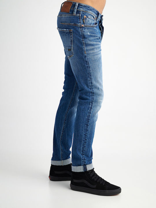 Staff Men's Denim Pants in Slim Fit Blue