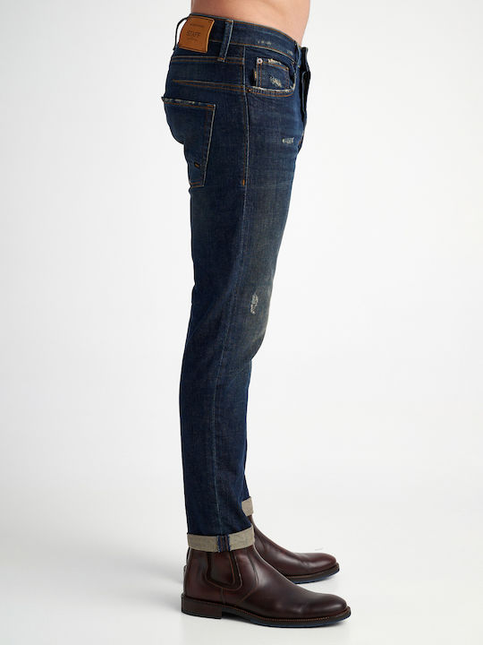 Staff Men's Denim Pants in Slim Fit Blue