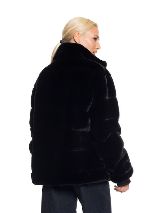 Biston Women's Fur Black