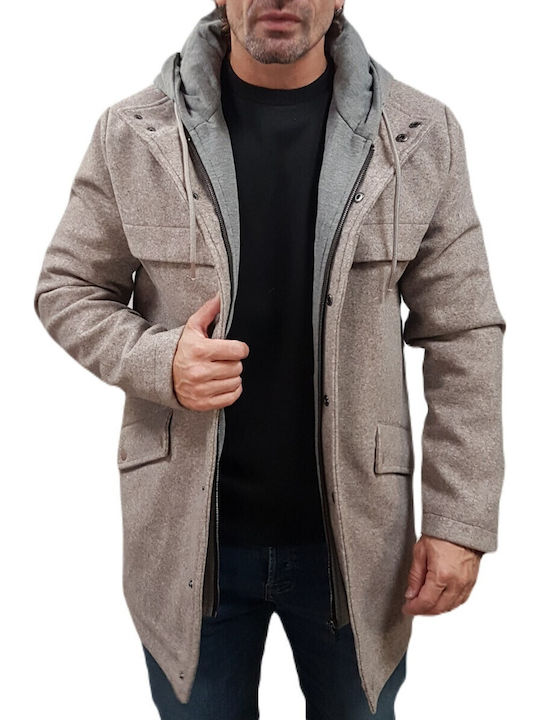 Indicode Jachetă bărbați Beige