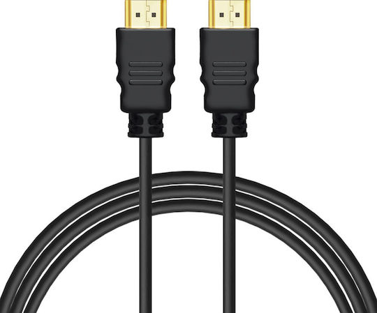 Savio HDMI 1.4 High Speed 1080p 120Hz Cable HDMI male - HDMI male 5m Μαύρο