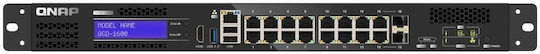 QNap QGD-1600 Verwaltet Switch mit 16 Ports Gigabit (1Gbps) Ethernet