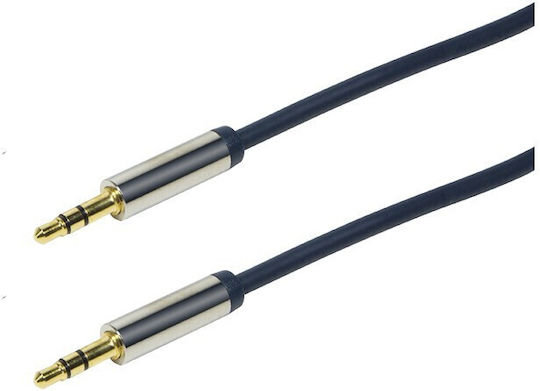 LogiLink LogiLink 3.5mm Jack Cable - 3.5mm Male to Male Black 0.3m CA10030