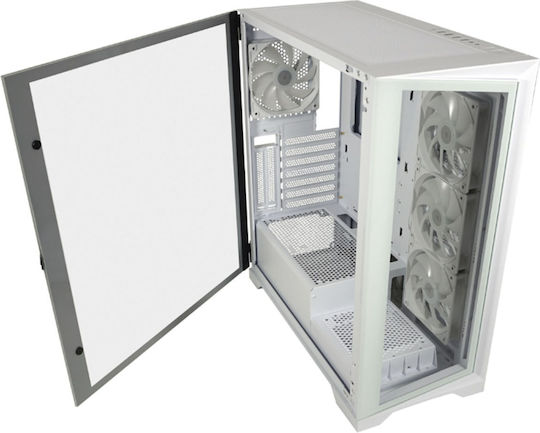LC-Power Gaming 806W - Crosswind_X Midi Tower Κουτί Υπολογιστή με Πλαϊνό Παράθυρο Λευκό