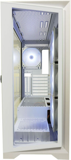 LC-Power Gaming 806W - Crosswind_X Midi Tower Κουτί Υπολογιστή με Πλαϊνό Παράθυρο Λευκό
