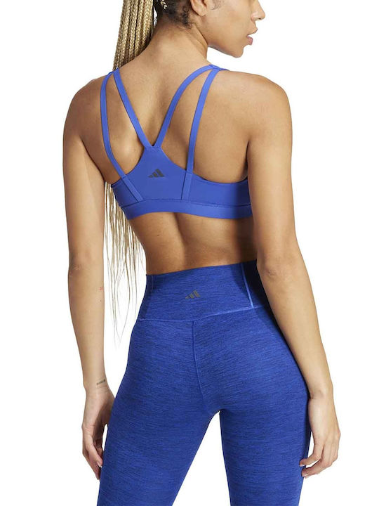 adidas All Me Medium-support Bra W Women's Bra without Padding Blue