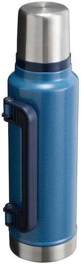 Stanley Classic Legendary Bottle Thermos Stainless Steel BPA Free 1.4lt Hammertone Lake with Handle